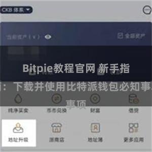 Bitpie教程官网 新手指南：下载并使用比特派钱包必知事项