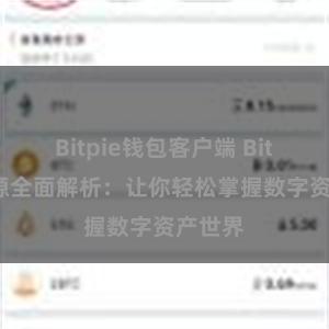 Bitpie钱包客户端 Bitpie资源全面解析：让你轻松掌握数字资产世界