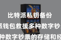 比特派私钥备份 比特派钱包救援多种数字钞票的存储和经管