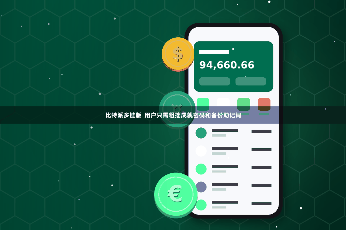 比特派多链版 用户只需粗拙成就密码和备份助记词